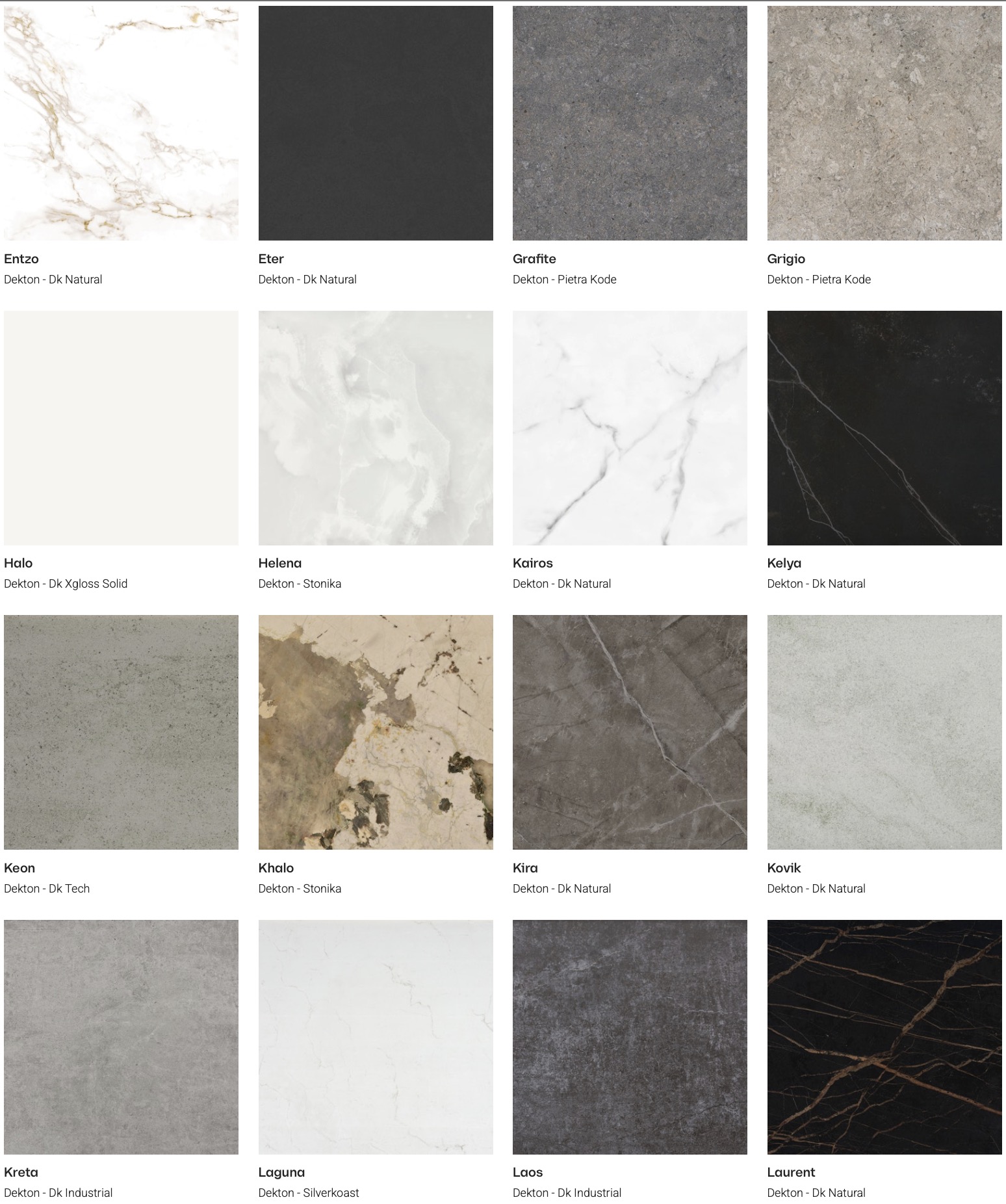 Arbeitsplatte und Küchenplatten aus Dekton