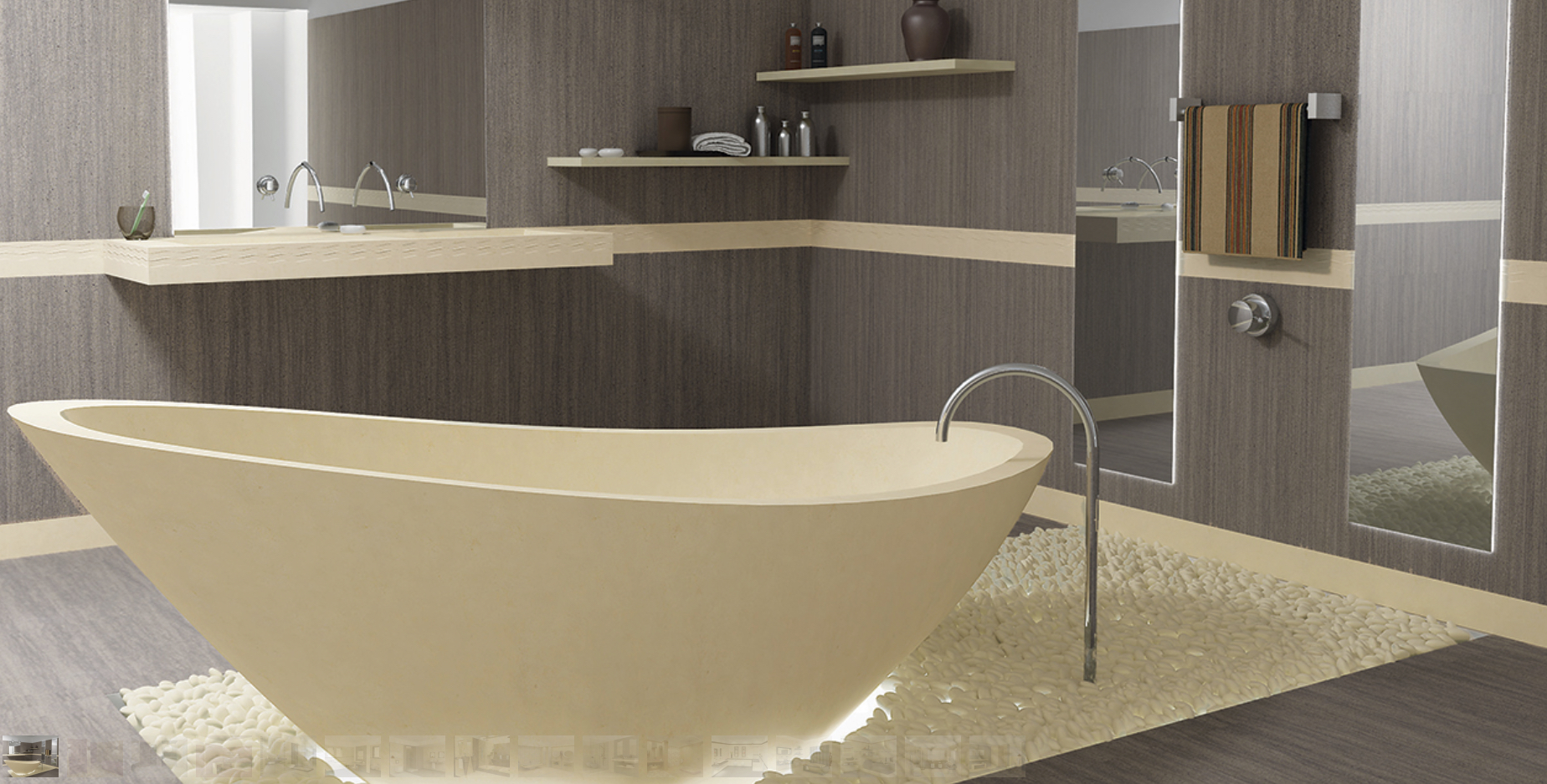 Design Natursteinbad