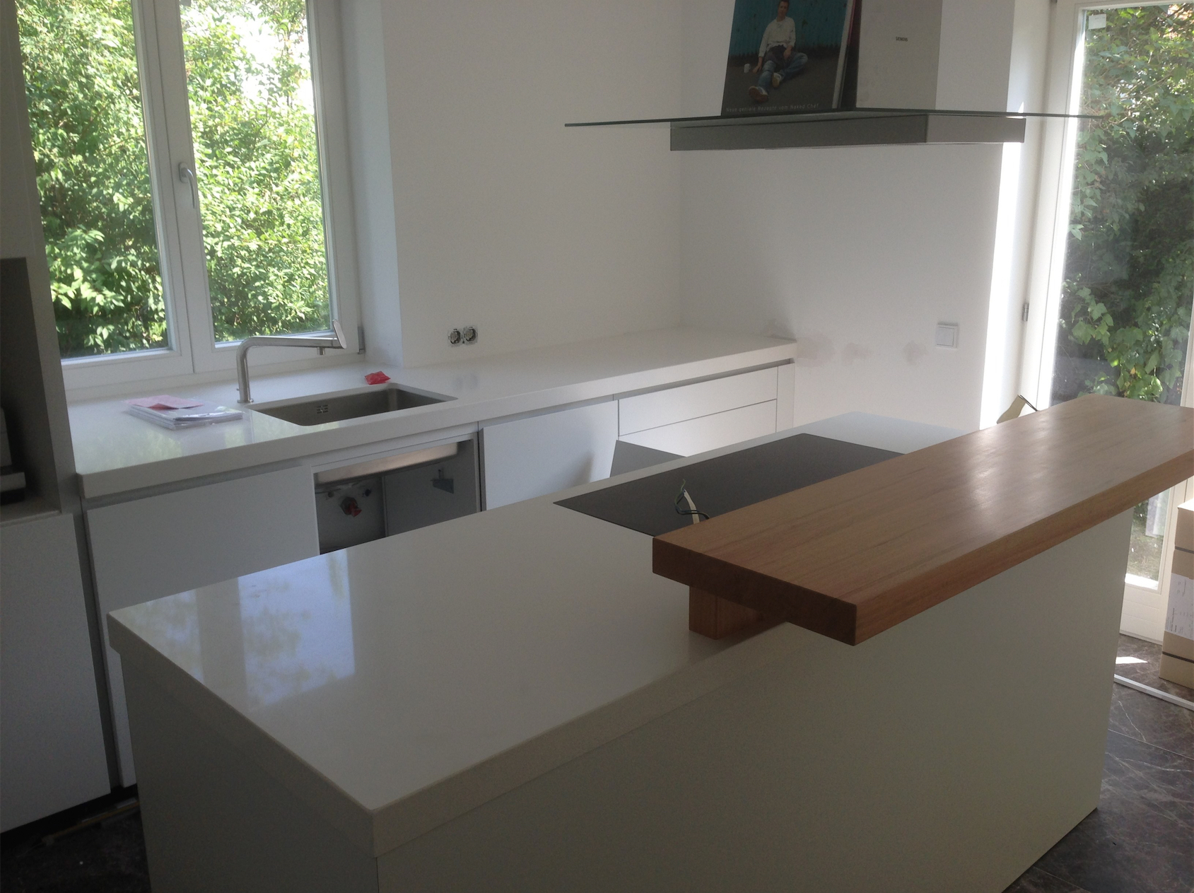 Arbeitsplatten aus Quarz by Ionia