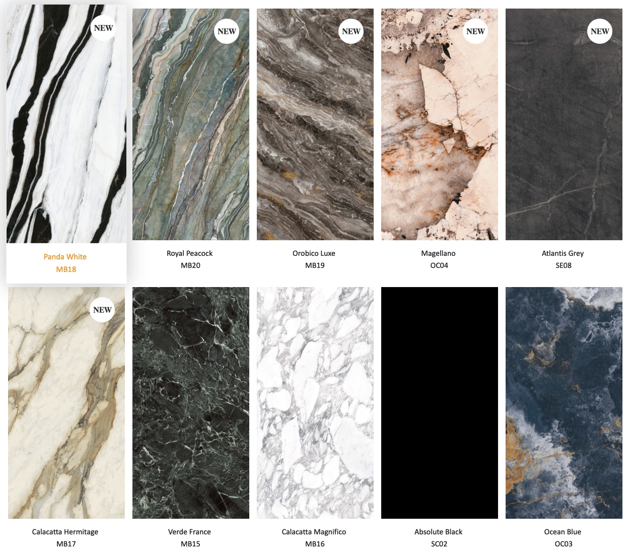 Arbeitsplatte aus Keramik von Infinity 