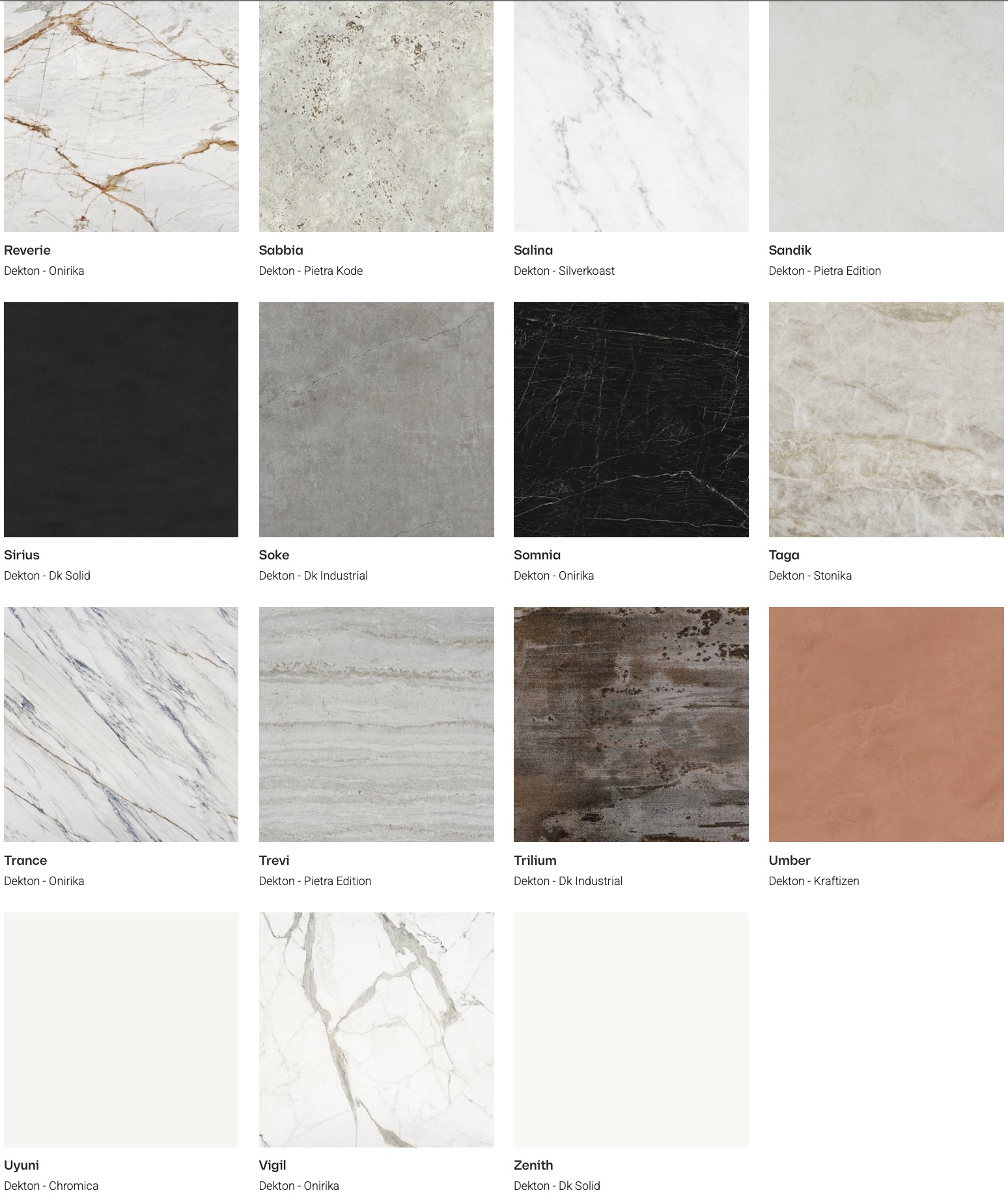 Arbeitsplatte und Küchenplatten aus Dekton