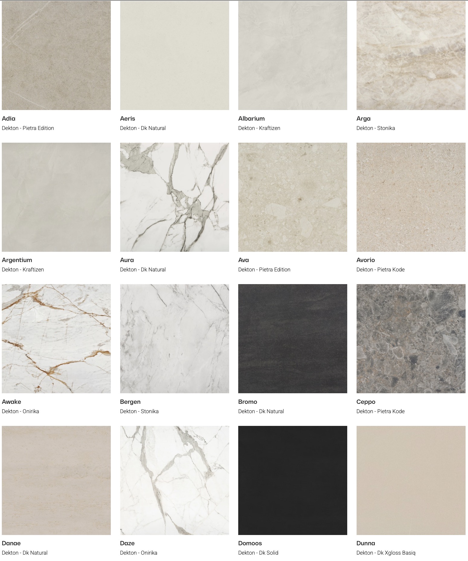 Arbeitsplatte und Küchenplatten aus Dekton