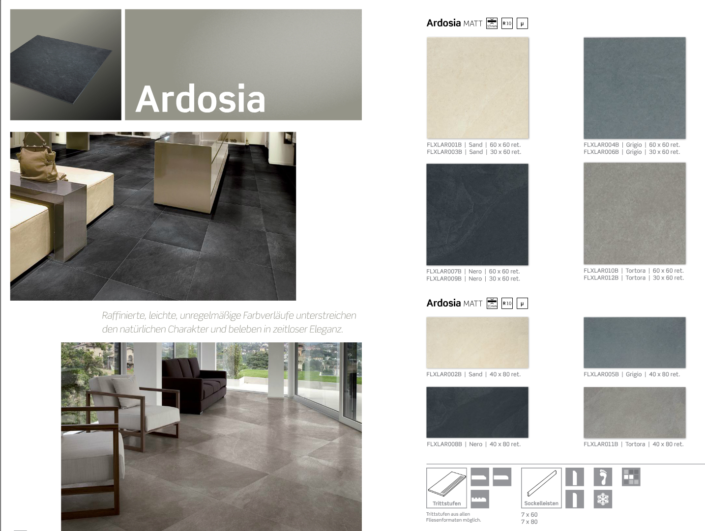 Bodenfliese Ardosia