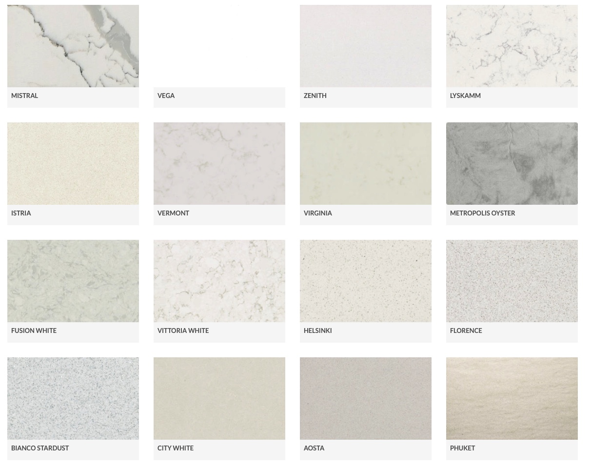 Arbeitsplatte aus Quarz von Italien