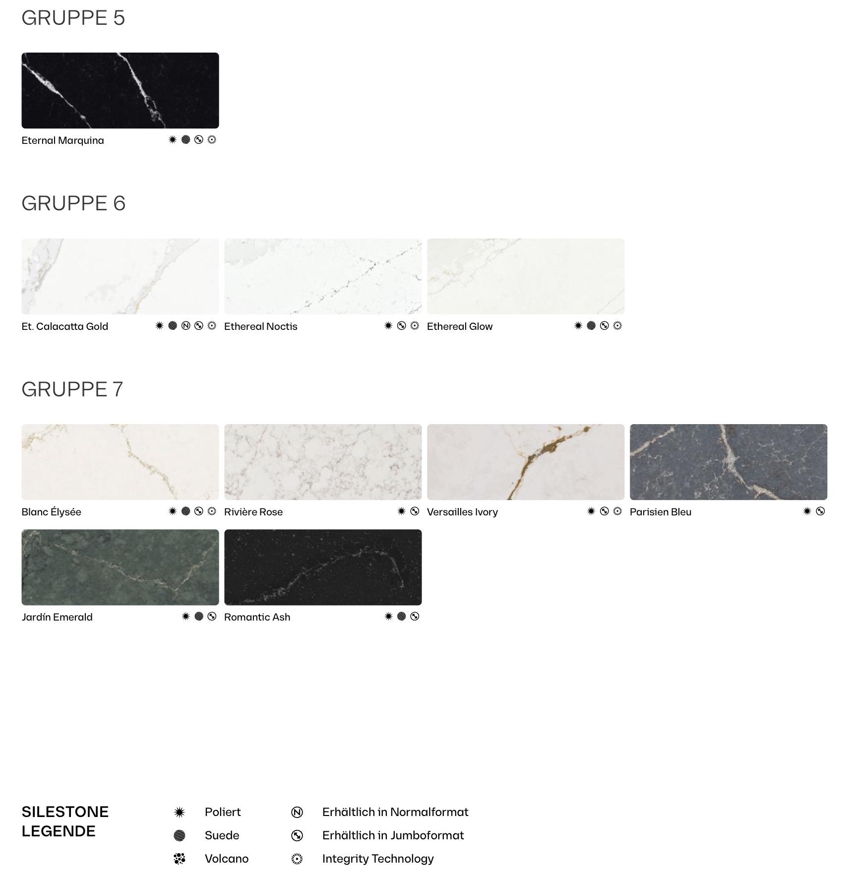SILESTONE Farben