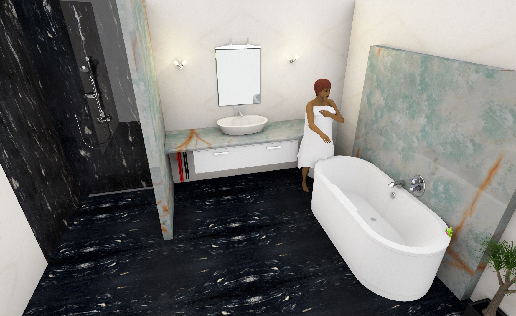 Onyx Aquamarin