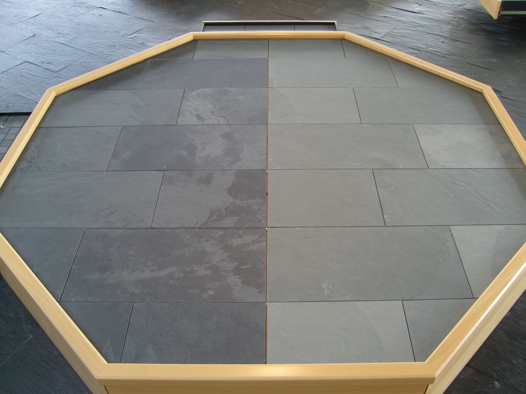 Arbeitsplatte und Küchenplatten aus Schiefer